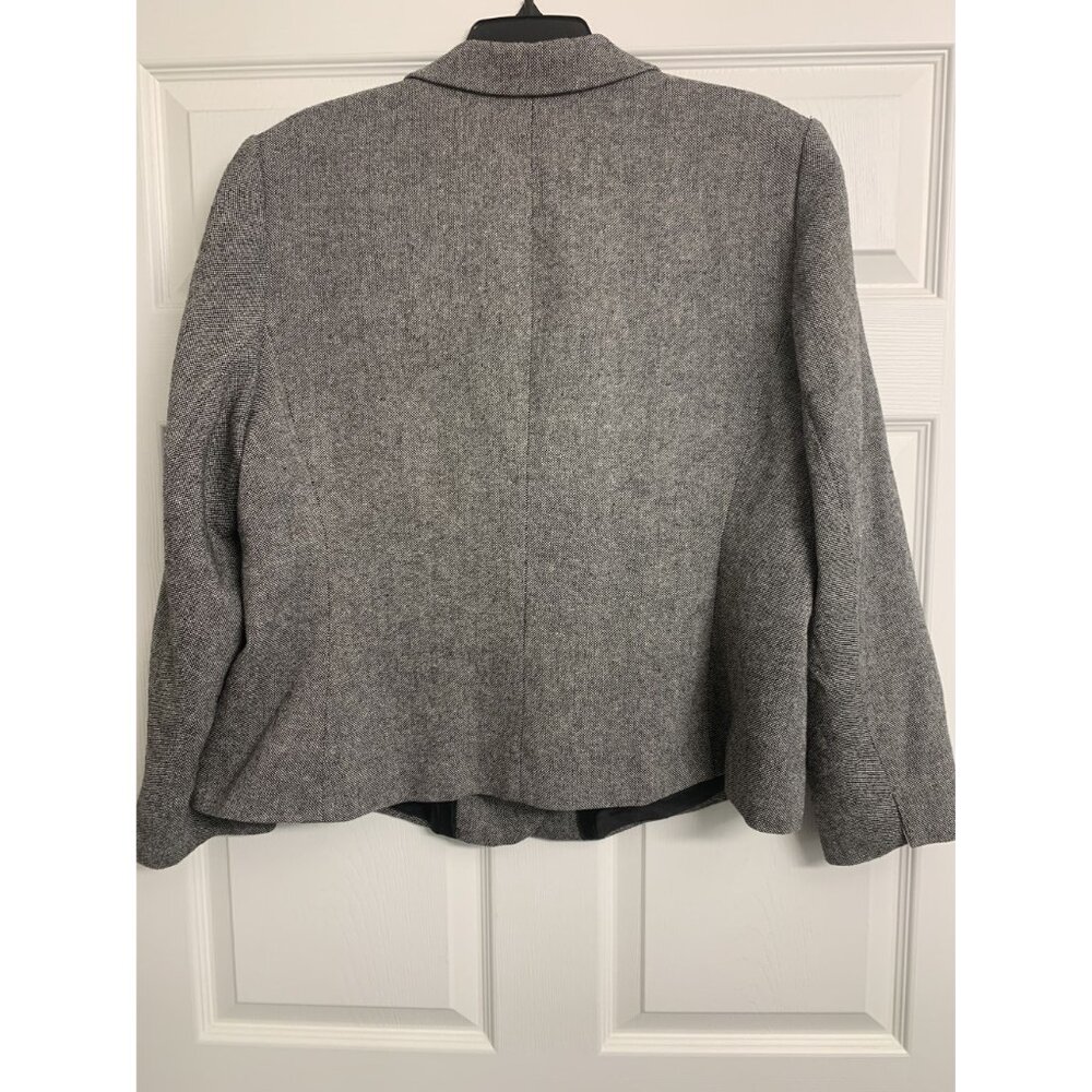 Calvin Klein Gray Tweed Blazer - Picture 2 of 9